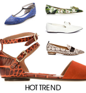 Hot Trend: Pointed Toe Flats