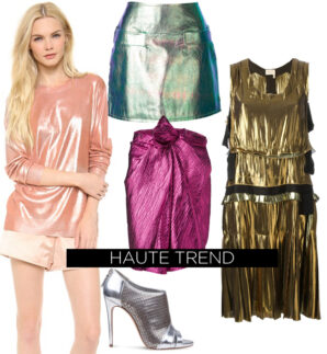 How to Wear Spring Metallics