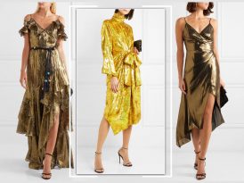 Shine On: The LGDs (Little Gold Dresses) You Need Now