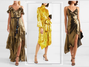 Shine On: The LGDs (Little Gold Dresses) You Need Now