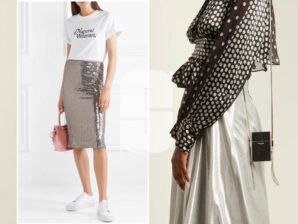 Silver Linings: Fall’s Hottest Skirt Trend