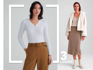 1 Sweater, 3 Looks: The Ribbed Knit Trend