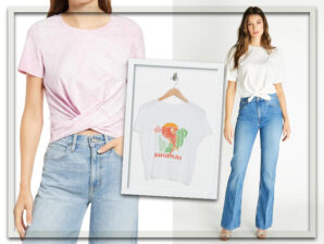 A Perfect Match: Denim and Tees