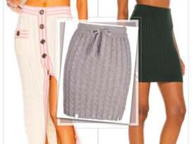 Micro Trend: Cable Knit Skirts